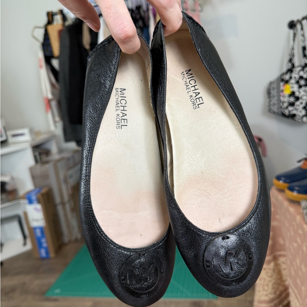 Michael Kors Black Flats